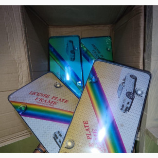 White Plate Number Cover