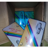 White Plate Number Cover