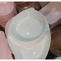 12 Pieces Deep Ceramic Thick Plates