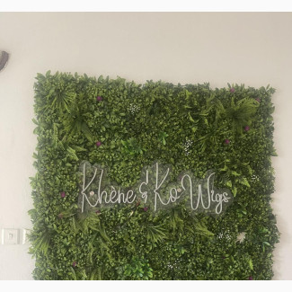 9 PCS Floral Wall Mat + Extra Faux Flowers