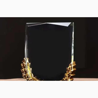 Crystal Glass Award Flowers