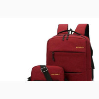 USB Backpack Three-Piece Set