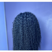 Jerry Curl Human Hair Wig with 2*4 Closure