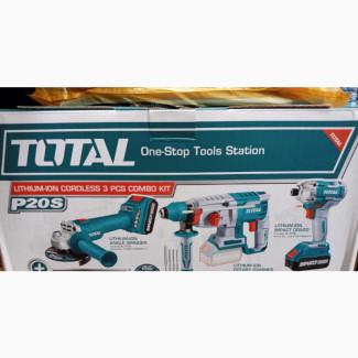 Total Cordless 3pcs Combo Kit(BL Motor)