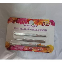 Beauty Land Beauty Tweezer Duo + Black Head Remover