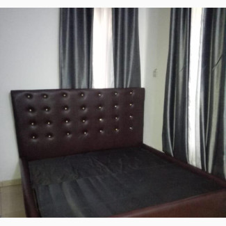 King Size Leather Paded Bed Frame - Brand New