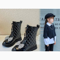 Girls Glossy Boot