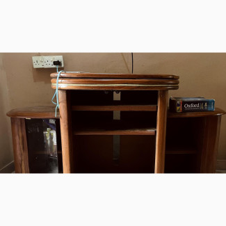 Mahogany TV Console/Storage - Durable and Stylish
