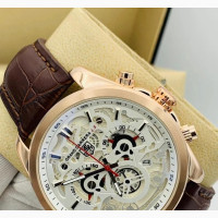 Tag Chronograph Leather Watch