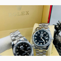 Rolex Couples Silver Watch( Price Is for Both Watches)