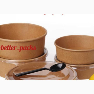 750ml Kraft Paper Bowl - A Pack Of 50pcs