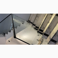 Staircase Glass Rail With Spigot