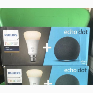 Amazon Echo Dot 4th Gen + Phillips Smart Bulb (10yrs Usage)