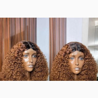 Closure Wig Human Hair Blend