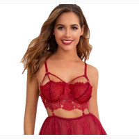 Layered Garter Lingerie Set