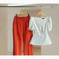 Palazzo Suit Pants and Top