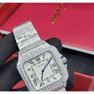 Cartier Santos Ice Chain Wrist Watch
