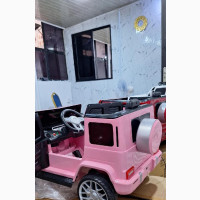 Pink G Wagon SUV Electric Toy Car With Bluetooth, USB, Remote