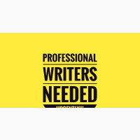 Professional Writers Needed Urgently