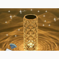 Prom16 Lights Rechargeable Touch-Pad Rose Diamond Table L