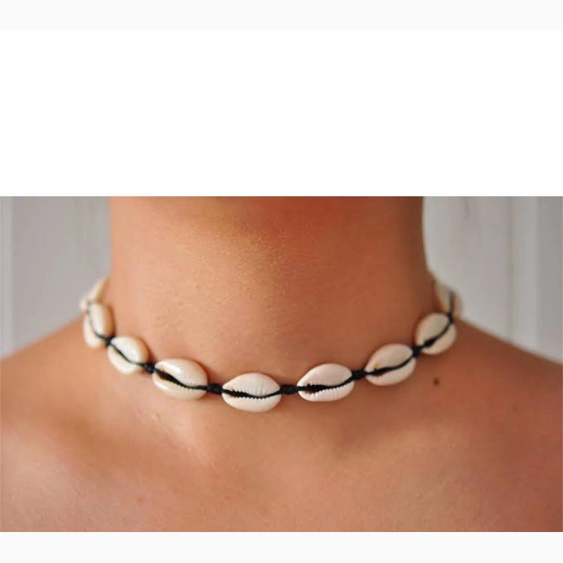 Фото 1/1. Stylish Cowry Shell Necklace - Adjustable and Handmade