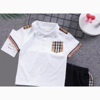 Baby Boys Top Polo and Short Set 2pcs Kids Set 1-2 Years