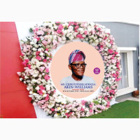 Outdoor Funeral Giant Wreath