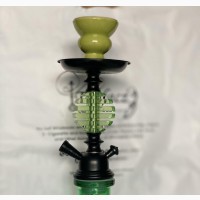 Single Hose Green Shisha Pot