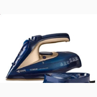 Tower Blue Gold Ceraglide 2400W Cord Cordless Steam Iron