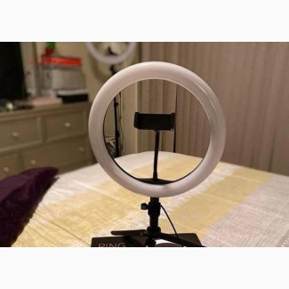 10 Inch Circle LED Ring Light with Free I7s Earpods