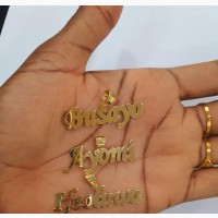 Gold Customized Necklace and Pendant