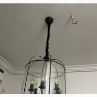 Modern Vintage Inspired Chandelier - 6 Light