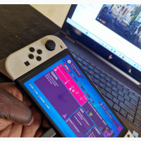 NINTENDO SWITCH OLED With Games Installed
