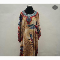 Kaftan Dresses With Scarves and Belt