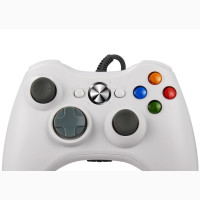 Xbox 360 Wired USB Pad Controller, for PC, Xbox White