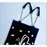 Tote Bag With Chain Handle
