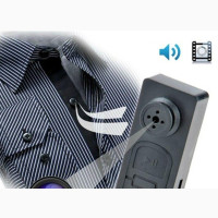 Wearable Mini Hidden Button Shirt Spy Camera