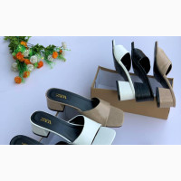 ZARA Low Heel Slippers - Stylish and Comfortable