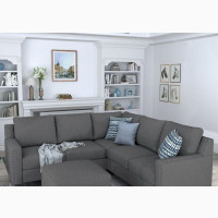 Brand New L Shape Sofa with Ottoman and Center Table - Home Interiors