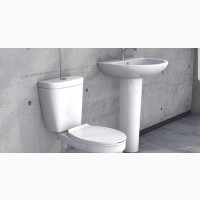 Quality Top Flush Water Closet And Wash Hand Basin
