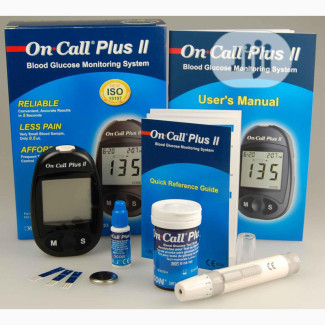 On Call Plus II Blood Glucose Monitoring Sysytem - Accurate and Reliable