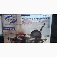SMP Non-stick Cookware Set - 8pcs. Brand New