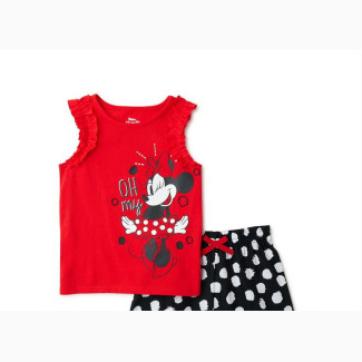 Minnie Mouse Ap Lic Short Set