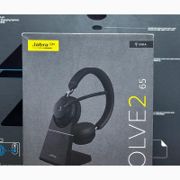 Jabra Evolve2 65 MS Wireless Headphones With Link380a-Black