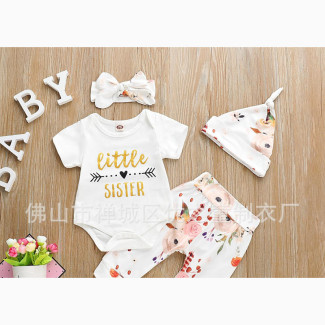 Baby Sister Bodysuit Tops Floral Leggings Pants 793983941