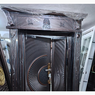 4ft by 7ft Royal Copper Ark and Pillars Security Doors
