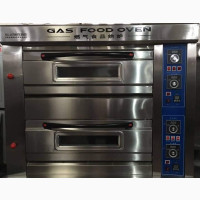 Industrial Baking Oven - Brand New, Gas-Powered, 2 Decks, 4 Trays, 220V