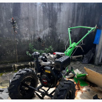 Diesel Power Tiller 13HP Key Start With Big Tire