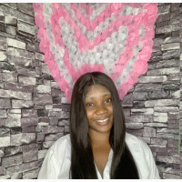 Premium Bone Straight Glueless Frontal Wig