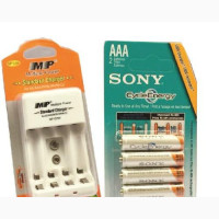 Sony Charger With Aaa Rechargeable Batteries